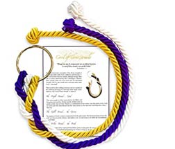 $40 plus shipping A Stunning Cord of Three Strands Wedding Knot with Ceremony Card by Wedding Bells Pro