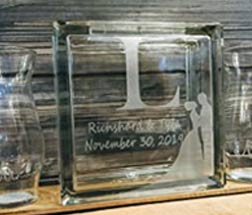 $80 plus shipping Etched Sand Ceremony Unity Wedding Set